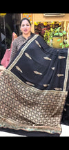 Ajrakh modal silk saree ZA7788