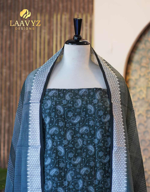 πΏ Unstitched Pure Cotton Salwar Set β Perfect for Daily Comfort β¨