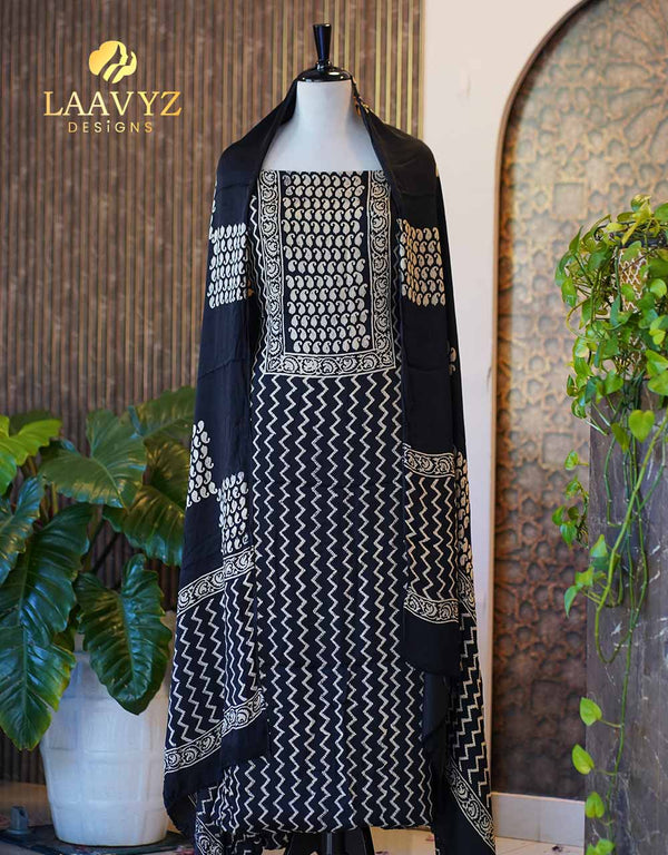 π« Unstitched Silk Salwar Set β A Touch of Tradition, Tailored by You β¨