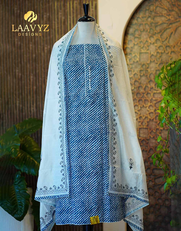 πΏ Unstitched Cotton Salwar Set β Comfort Meets Classic Charm β¨