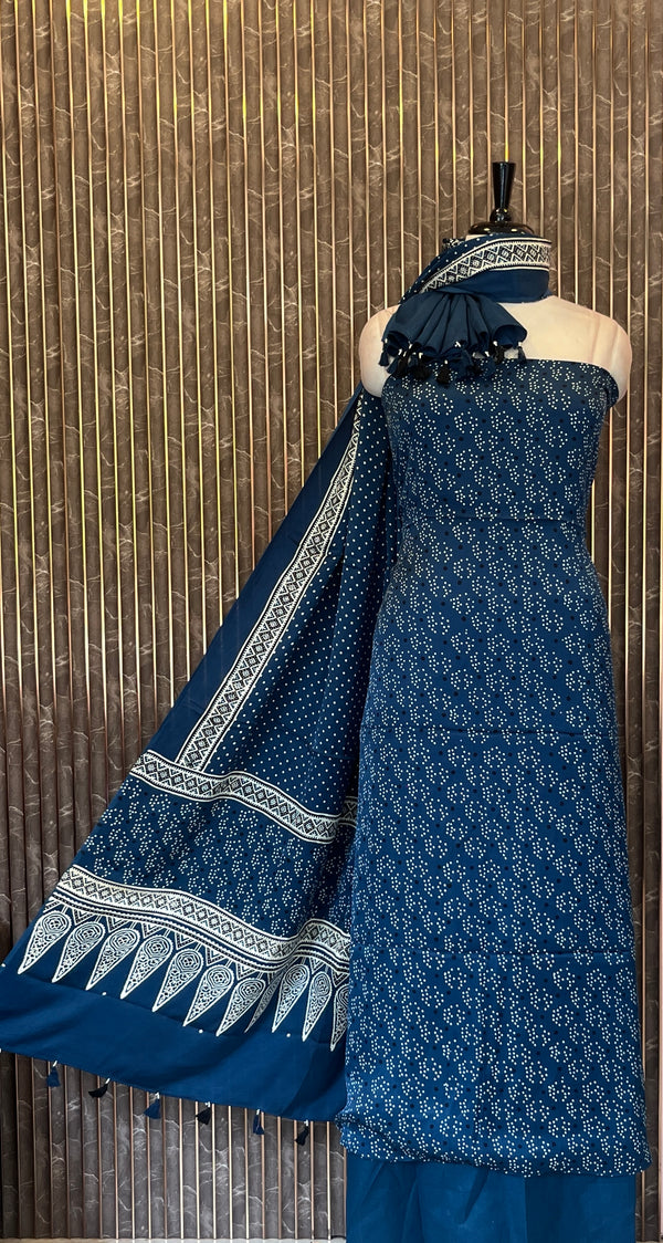 Unstitched Modal Silk Salwar Set - Embrace The Luxury🧵