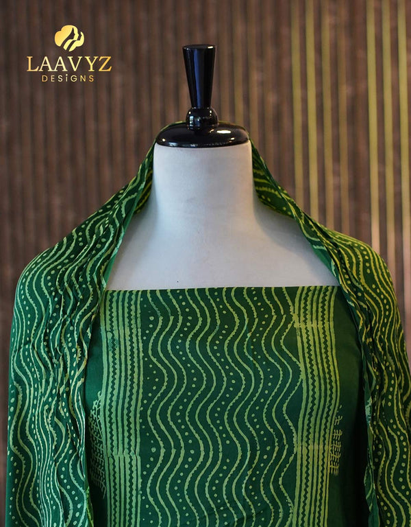 π Unstitched Silk Salwar Set β Elegant Luxury, Designed by You β¨