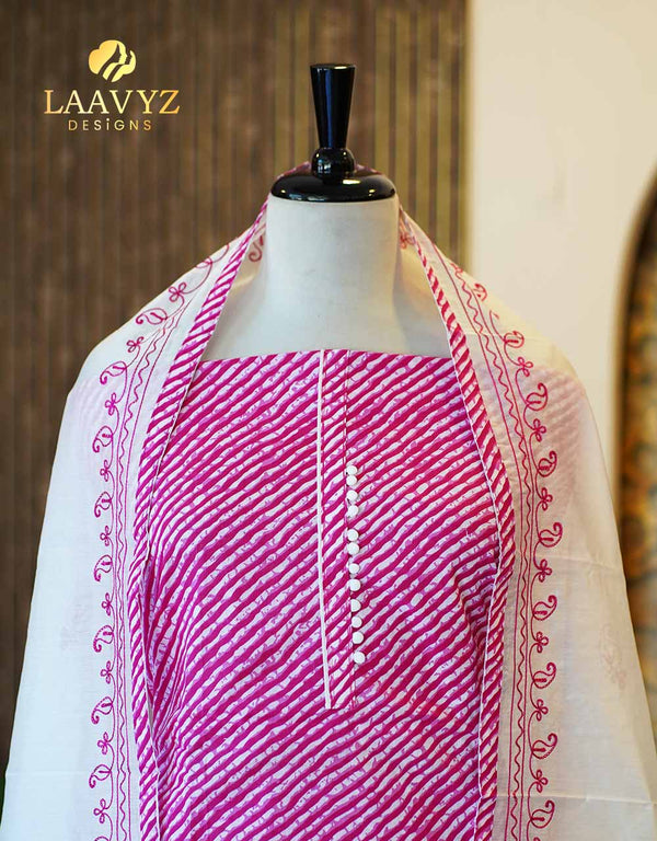 πΏ Unstitched Cotton Salwar Set β Comfort Meets Classic Charm β¨