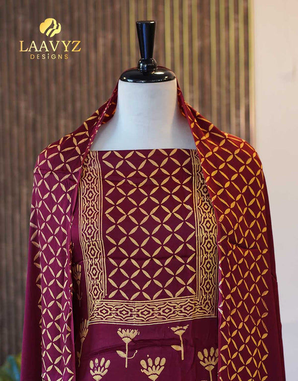 ✨ Unstitched Salwar Set – Tailor Your Tradition 🧵