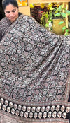 Ajrakh modal silk saree ZA7788