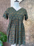 Aaliya trendy printed short kurti for women Ajrakh cotton flare kurti