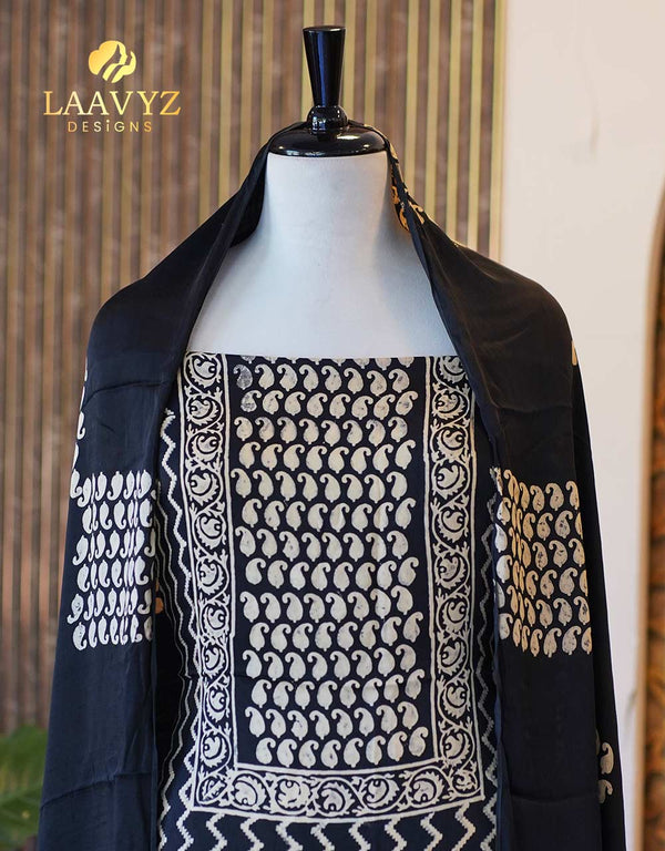 π« Unstitched Silk Salwar Set β A Touch of Tradition, Tailored by You β¨