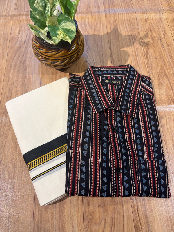 Ajarak Modal shirt and Dhothi collections✨