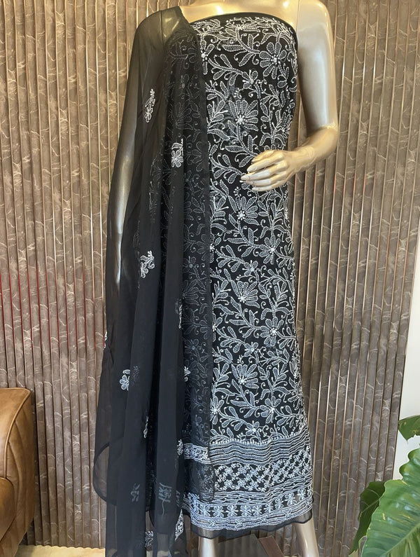 Lucknowi Chikenkary salwar materials