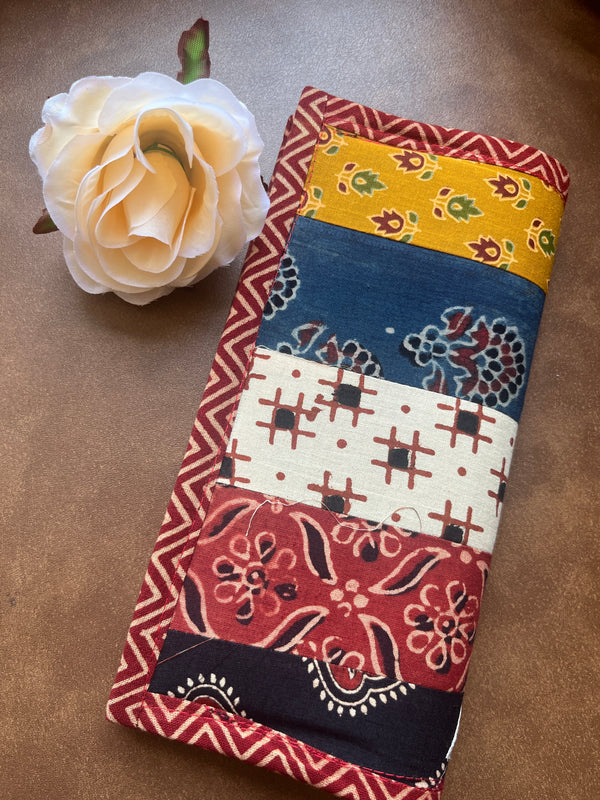 Ajrakh Modal Silk Clutches