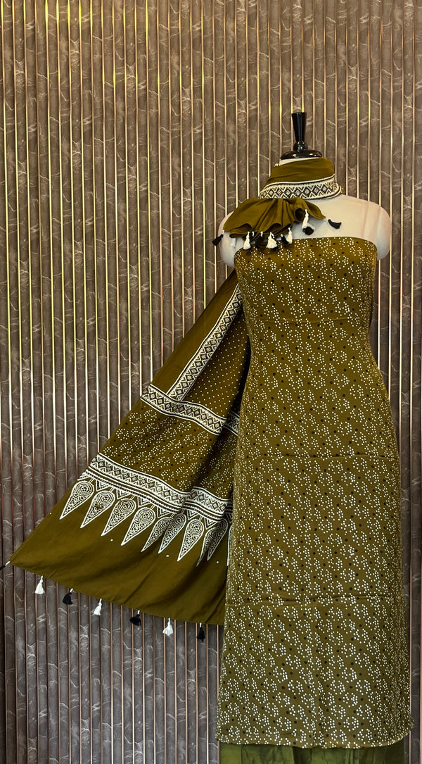 Unstitched Modal Silk Salwar Set - Embrace The Luxury🧵