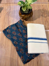 ๐ฟ Puliyilakkara Handloom Set Mundu with Blouse โ Timeless Kerala Tradition โจ