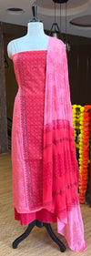 Super Net Kotta Badla Mirror Block Print Material✨