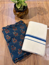 ๐ฟ Puliyilakkara Handloom Set Mundu with Blouse โ Timeless Kerala Tradition โจ