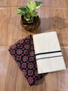 ๐ฟ Puliyilakkara Handloom Set Mundu โ Timeless Kerala Tradition โจ (Copy)