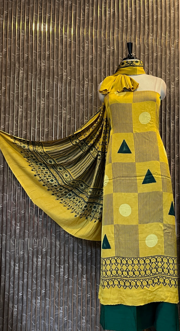 Unstitched Modal Silk Salwar Set - Embrace The Luxury🧵