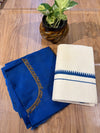 ๐ฟ Puliyilakkara Handloom Set Mundu with Blouse โ Timeless Kerala Tradition โจ