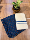 ๐ฟ Puliyilakkara Handloom Set Mundu with Blouse โ Timeless Kerala Tradition โจ