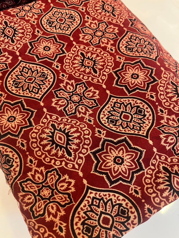 Pure Ajrakh Cotton Running material