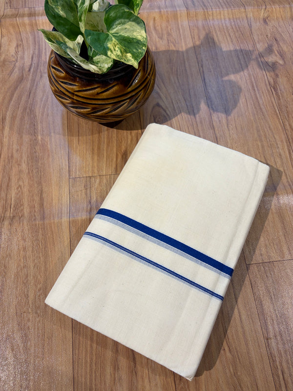 ๐ฟ Puliyilakkara Handloom Set Mundu โ Timeless Kerala Tradition โจ