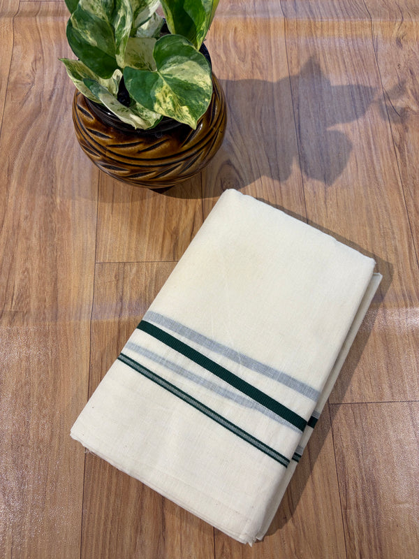 ๐ฟ Puliyilakkara Handloom Set Mundu โ Timeless Kerala Tradition โจ