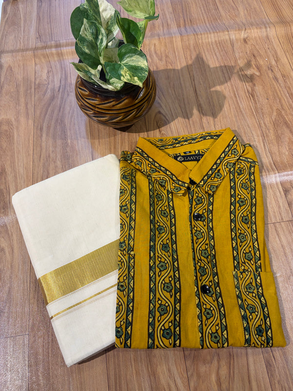 Ajarak Modal shirt and Dhothi collections✨