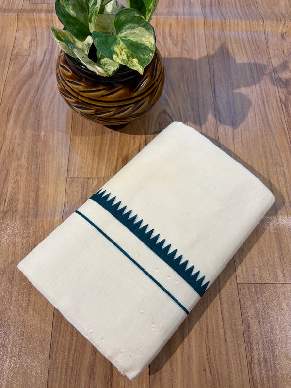 ๐ฟ Puliyilakkara Handloom Set Mundu โ Timeless Kerala Tradition โจ