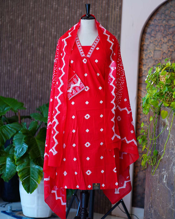 Ready-To-Wear Cotton Kurtha Set - Traditional Style & Modern Convenience ❤️