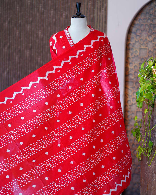 Ready-To-Wear Cotton Kurtha Set - Traditional Style & Modern Convenience ❤️