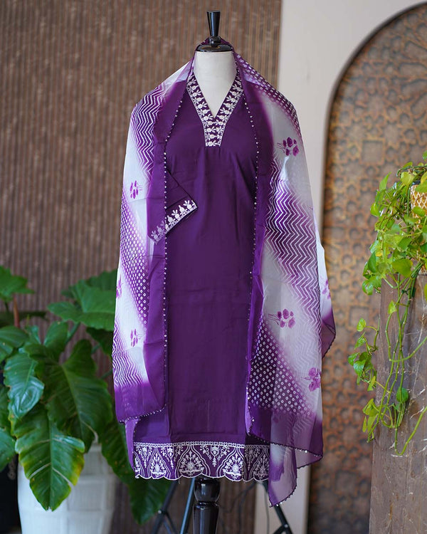 Ready-To-Wear Cotton Kurtha Set - Vibrant Colors & Stylish Prints π