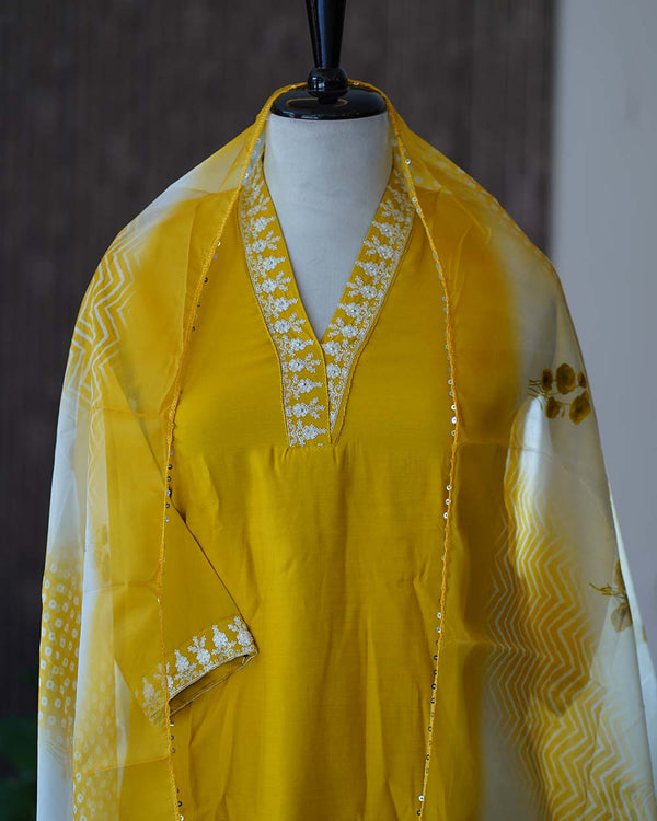 Ready-To-Wear Muslin Kurtha Set - Elegance In Every Thread π