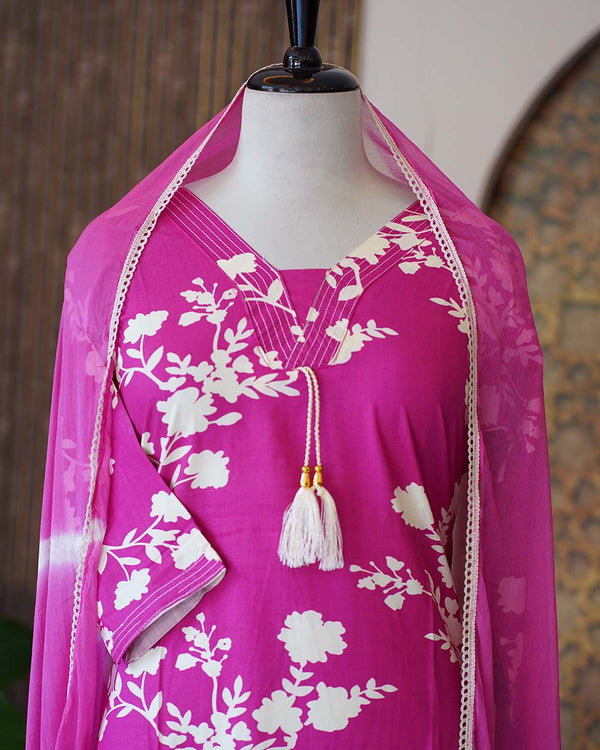 Ready-To-Wear Pure Cotton Kurtha Set - Step Out In Style 🌺