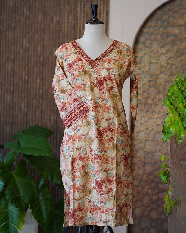 Ready-To-Wear Muslin Silk Kurtha Set - Elegance In Every Thread ✨