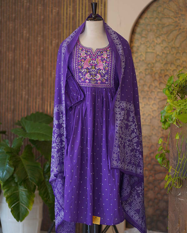 Ready-To-Wear Pure Cotton Kurtha Set - Softness You Can Feel 🤗