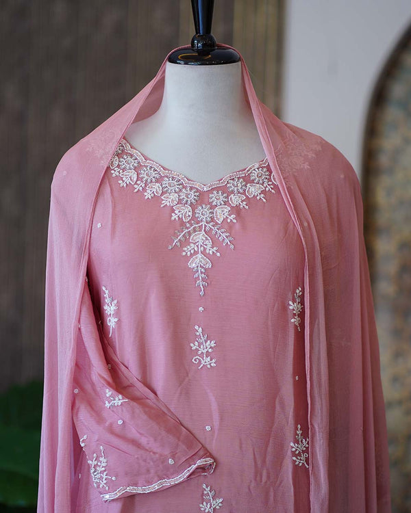 Ready-To-Wear Crepe Silk Kurtha Set - Your New Favorite💖