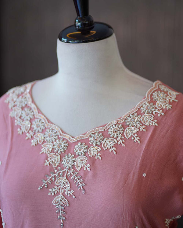 Ready-To-Wear Crepe Silk Kurtha Set - Your New Favorite💖