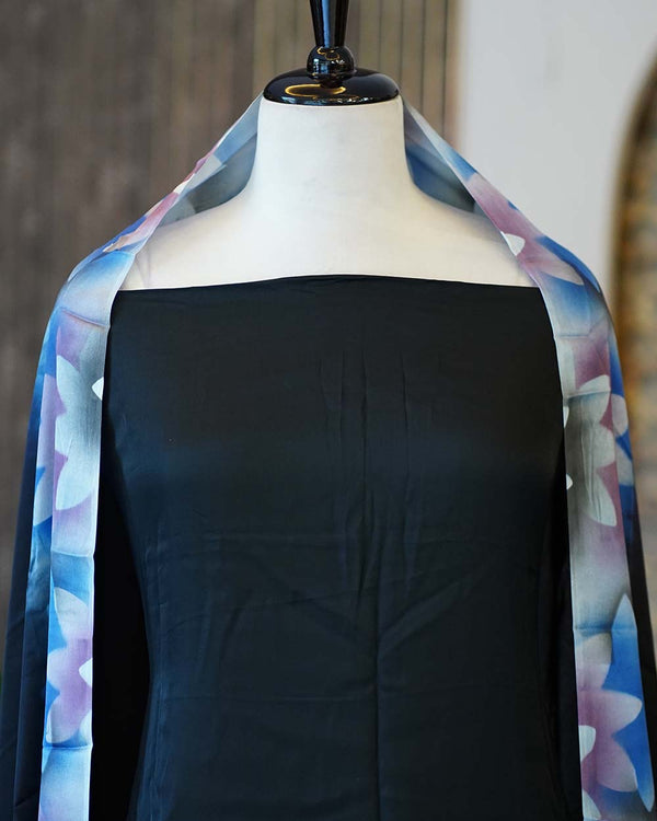 Unstitched Silk Salwar Set - Unstitched