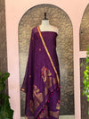 Pure Handloom Linen Unstitched Salwar Materials ✨