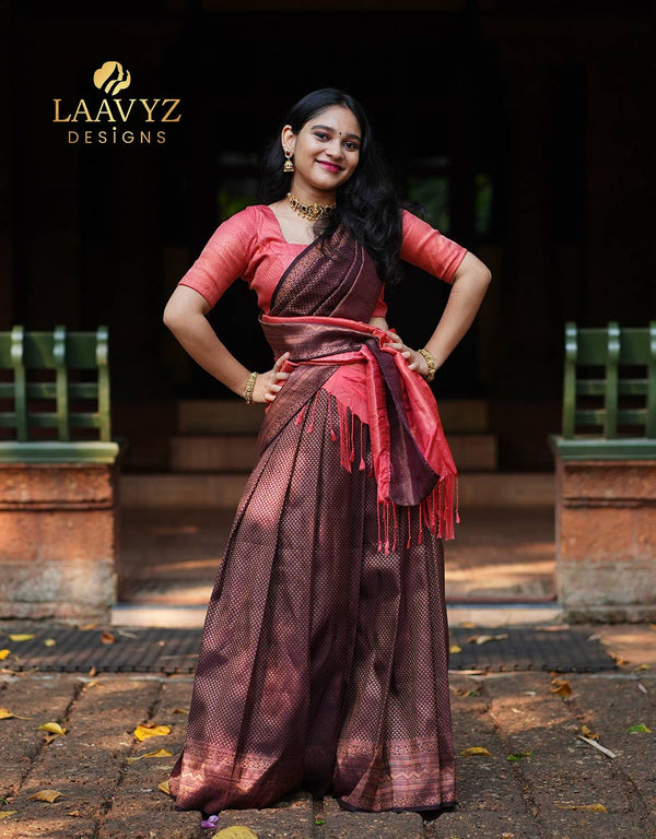 Customized Designer Dhavani – A Timeless Symbol of Grace ✨