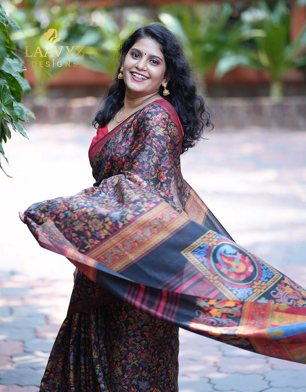 Ladakh Silk Saree – A Royal Blend of Tradition & Elegance ✨