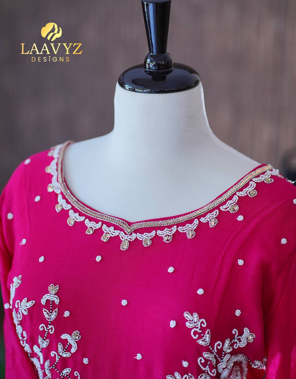 π Handwork Silk Ready-to-Wear Kurti Set β A Touch of Elegance β¨