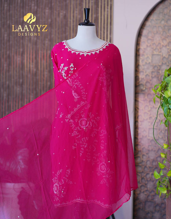 π Handwork Silk Ready-to-Wear Kurti Set β A Touch of Elegance β¨