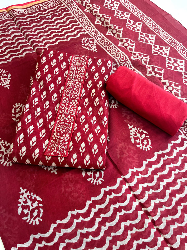 Chandery silk Salwar set - PRV15
