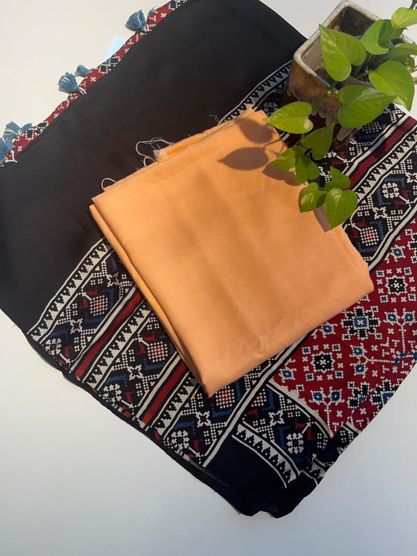 Salwar Material Satin Linen Silk - PAR05