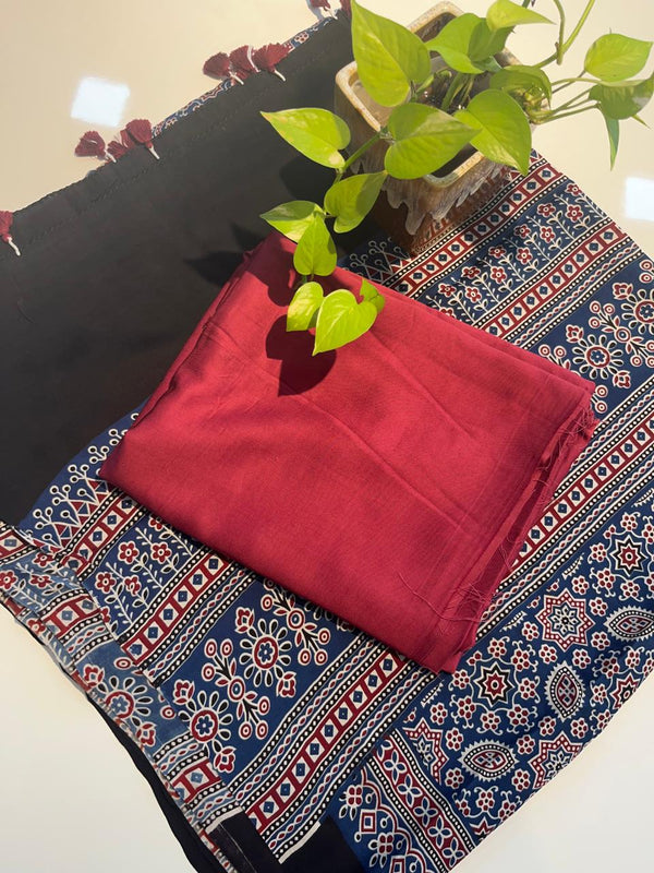 Salwar Material Satin Linen Silk - PAR05