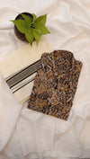 πΈ Kalamkari Cotton Shirt & Mundu Combo β Artistic Tradition in Every Thread β¨