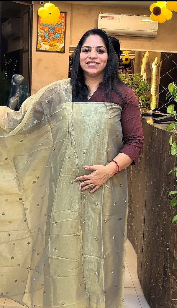 Unstitched salwar material Nx555