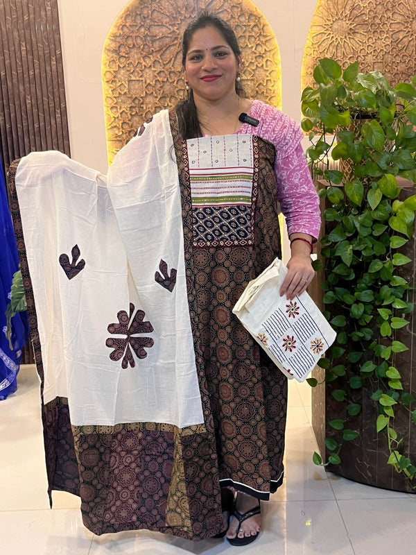 Ajrakh Cotton Salwar - RIDA1