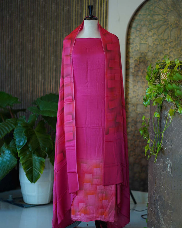 Unstitched Modal Silk Salwar Set - Embrace The Luxury🧵