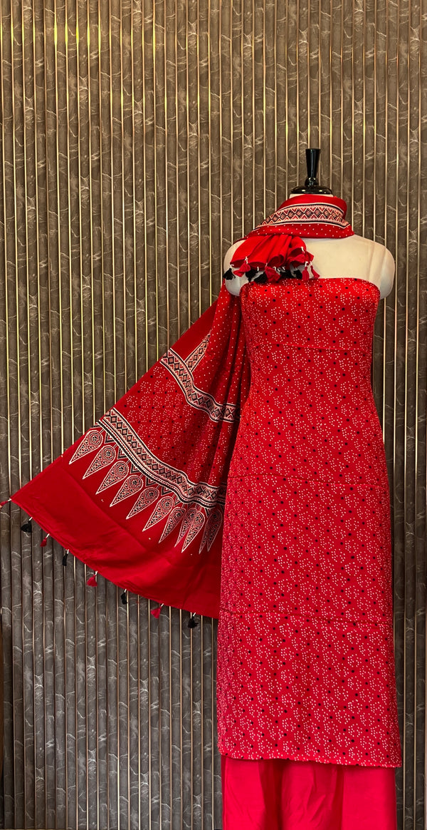 Unstitched Modal Silk Salwar Set - Embrace The Luxury🧵